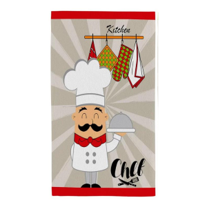 Pano de copa Fiori 100% algodão Teka