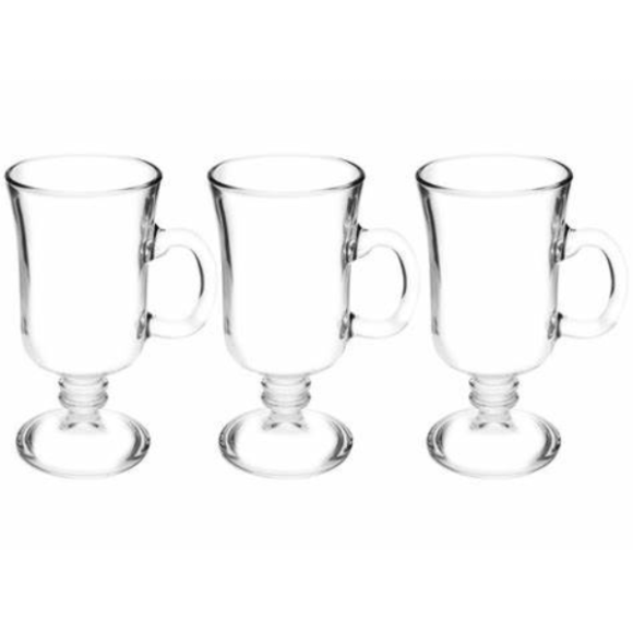 Jogo de Canecas Irish Coffee 230 ml 03 peças