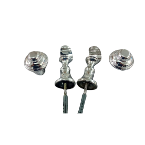 Jogo Suporte Eco Europa  Brise Cromado 13 MM