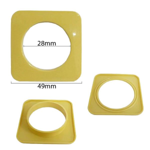 Ílhos Quadrado Para Varão  28 mm