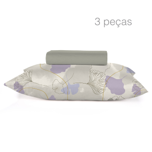 Jogo de lençol casal 3 pçs Teka Diamante