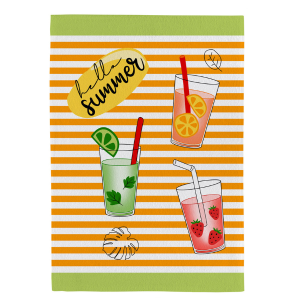 Pano de copa Fiori 100% algodão Teka