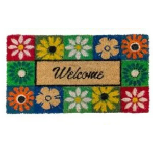 Tapete Capacho fibra de coco 33 cm x 60 cm