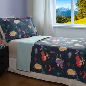 Colcha Patchwork solteiro happy day