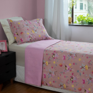 Colcha Patchwork solteiro happy day