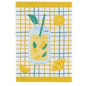 Pano de copa Fiori 100% algodão Teka