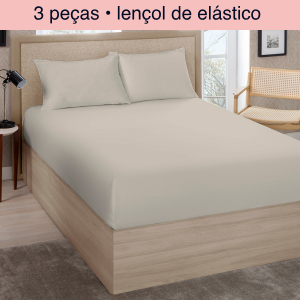 Jogo lençol queen 3 pçs Premium Línea