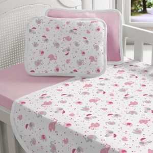 Jogo de lençol bebê berço 3 peças