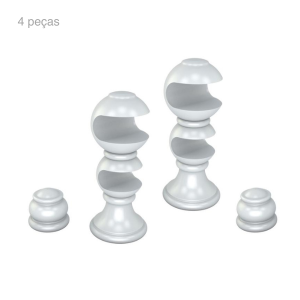 Jogo de Suporte Eco  Europa Duplo Fino 19/19MM