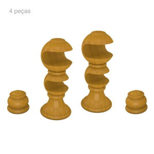 Jogo de Suporte Eco  Europa Duplo Fino 19/19MM