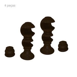 Jogo de Suporte Eco  Europa Duplo Fino 19/19MM