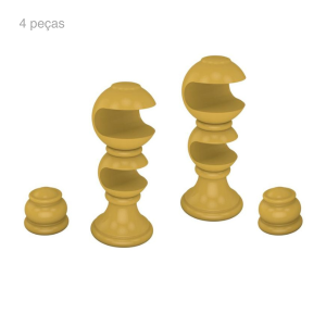 Jogo Suporte Eco Europa Duplo Grosso 28/19 MM