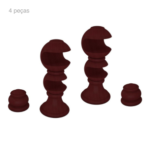 Jogo Suporte Eco Europa Duplo Grosso 28/19 MM