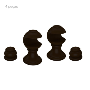 Jogo Suporte Eco Europa Fino 19 mm