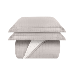 Cobreleito queen duo grid dupla face